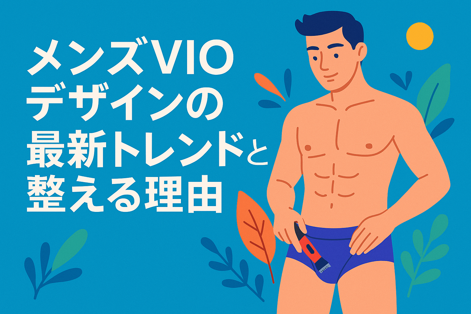 メンズVIOデザインの最新トレンドと整える理由